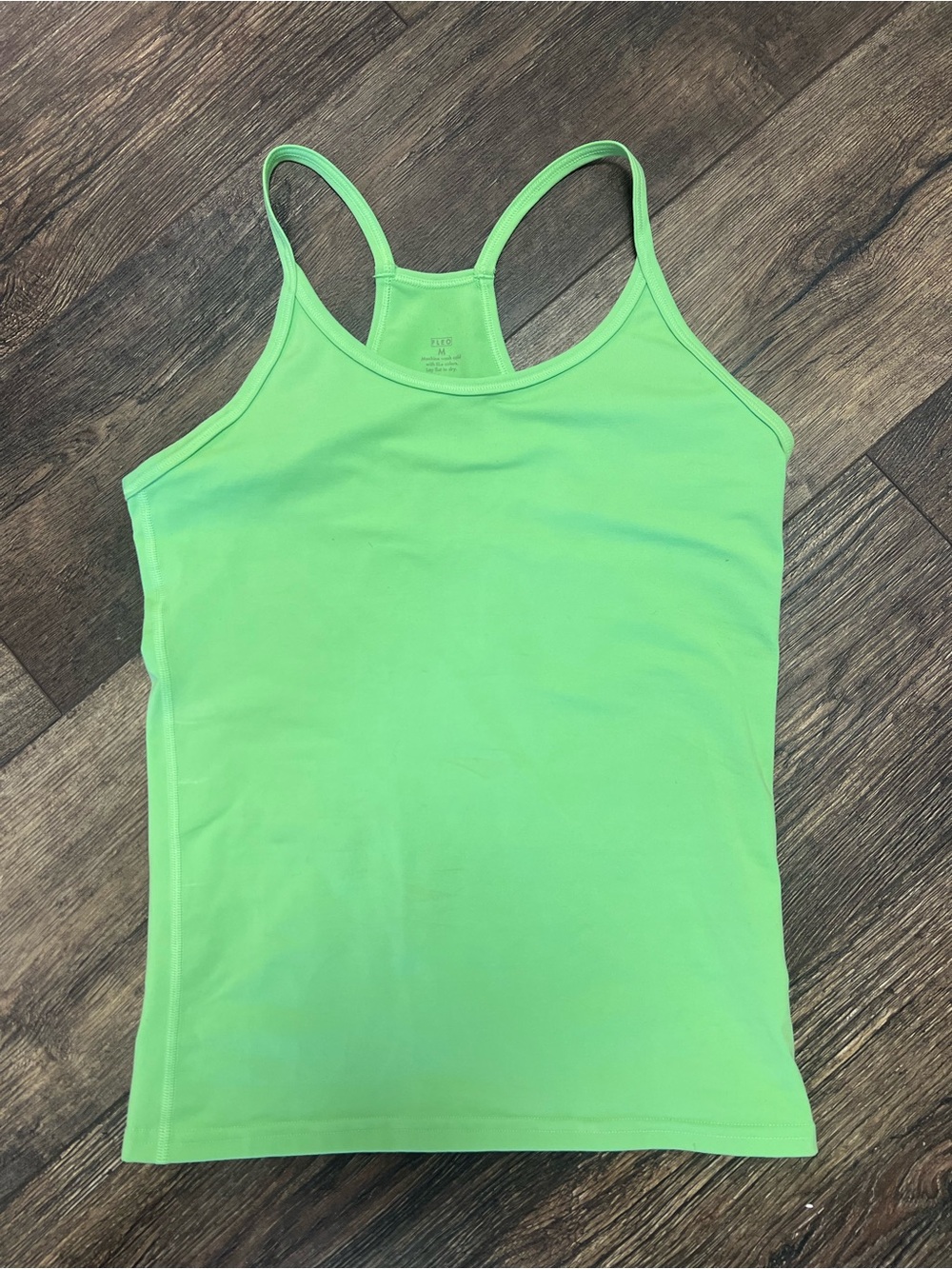 Fleo Bright Lime Racerback Tank Top
